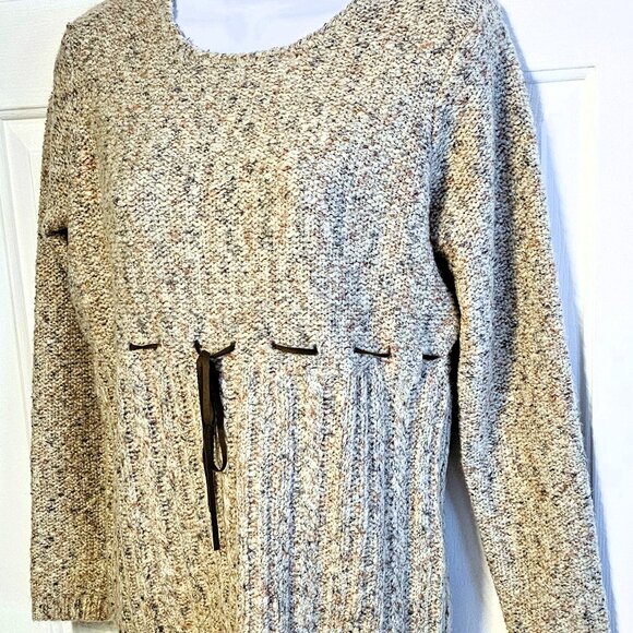 NWT Womens Boscovs Architect Baby Doll Sweater with Middle Bow Accent Small - Picture 2 of 6